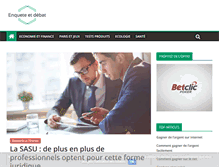 Tablet Screenshot of enquete-debat.fr